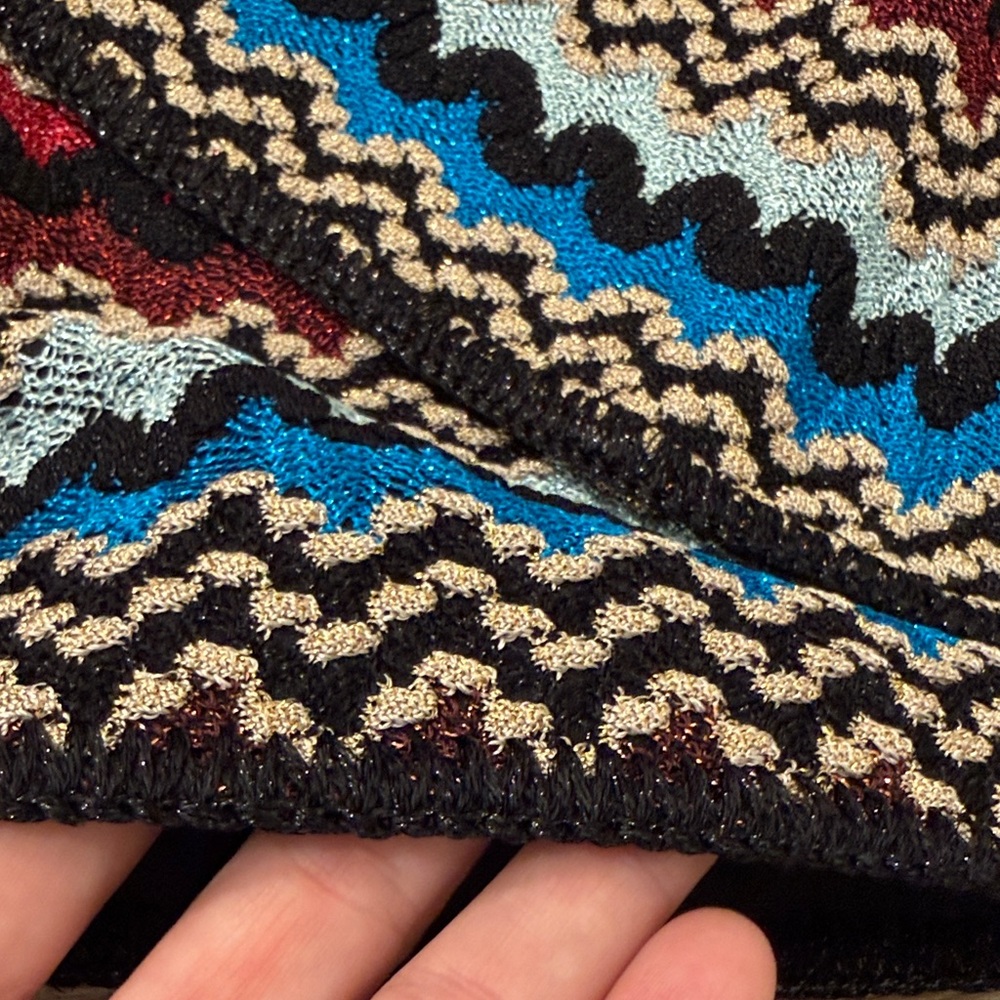 Authentic Missoni Multicolor Zigzag Mini Dress - image 8